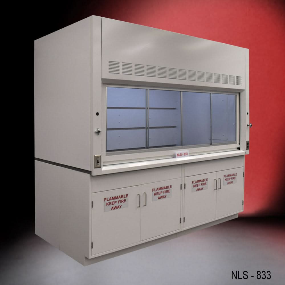 8′ x 4′ Fume Hood w/ Flammable Storage Cabinets