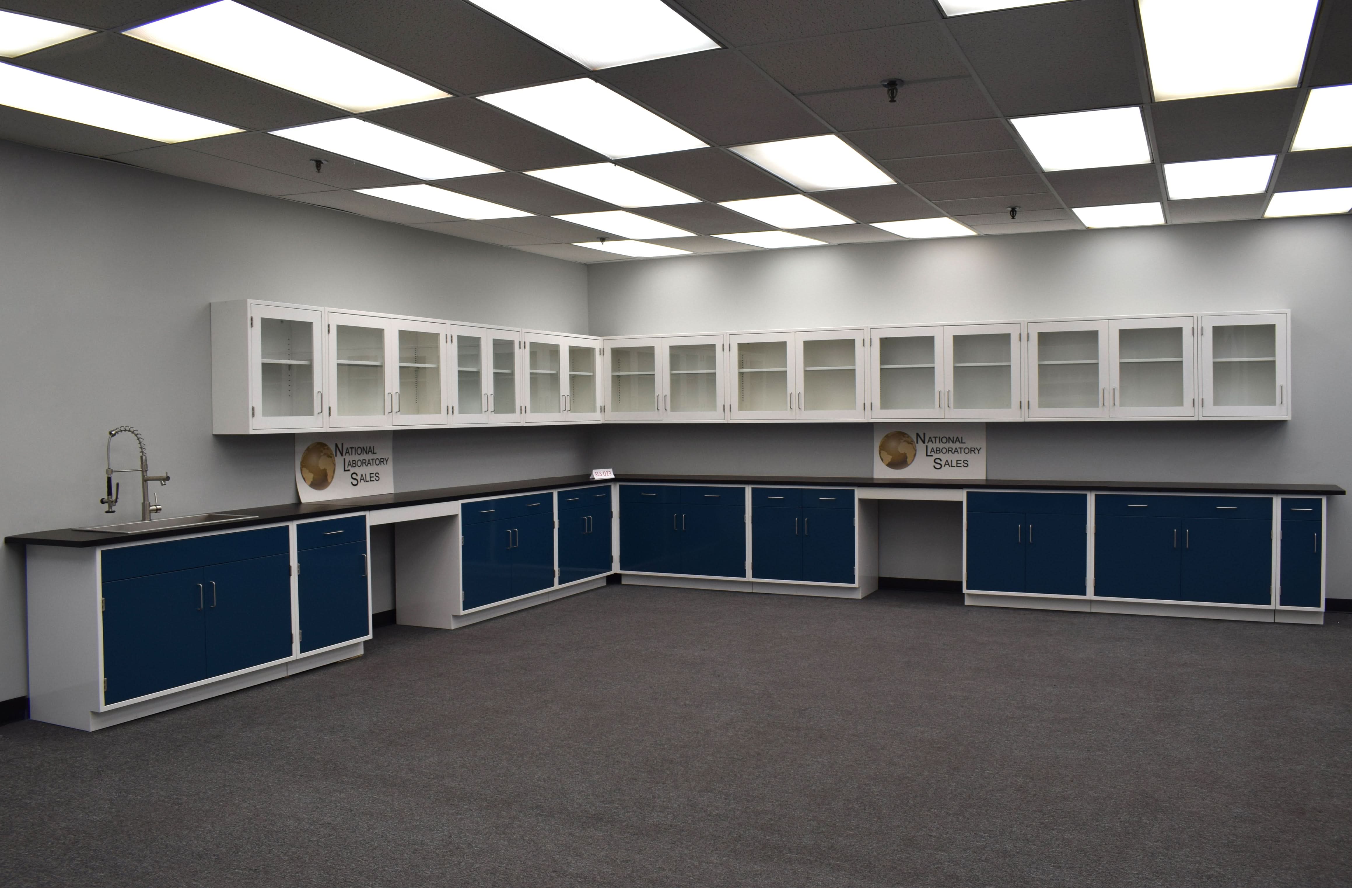 38′ Fisher American Cabinets w/ 33′ Wall Units