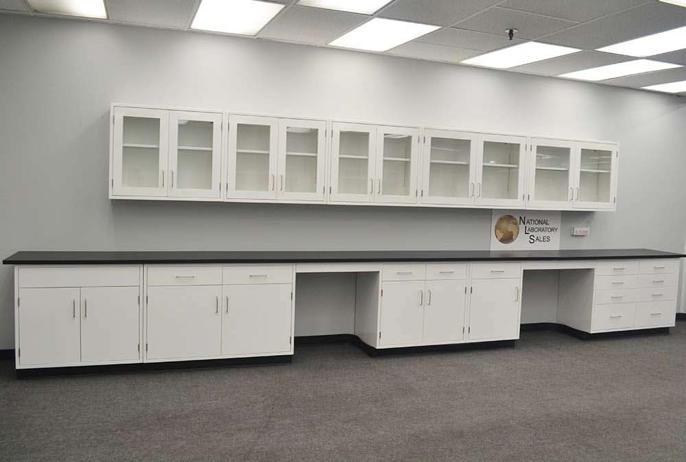 22′ Fisher American Cabinets w/ 17′ Wall Units