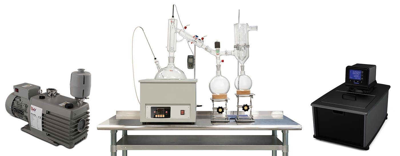 10L Short Path Distillation 10L Premium Short Path Distillation Turnkey System
