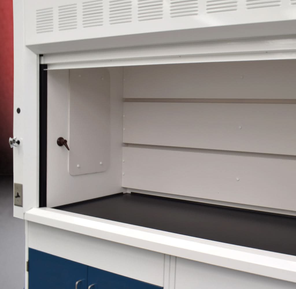 6ā² Fisher American Fume Hood w/ 4ā² Cabinets