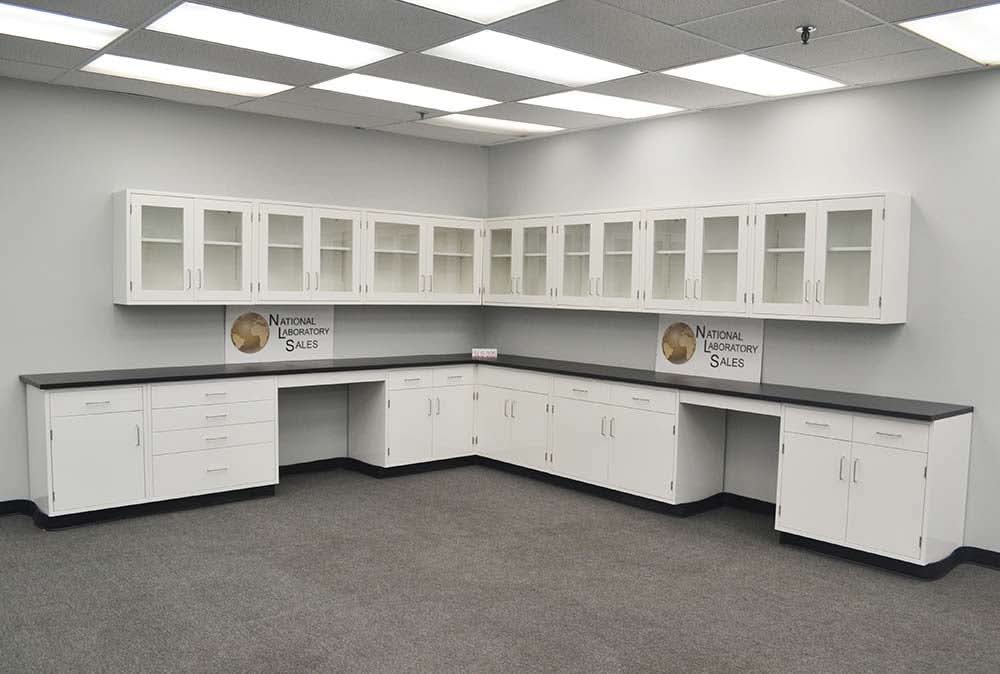 28′ Fisher American “L” Cabinets w/ 24′ Wall Units