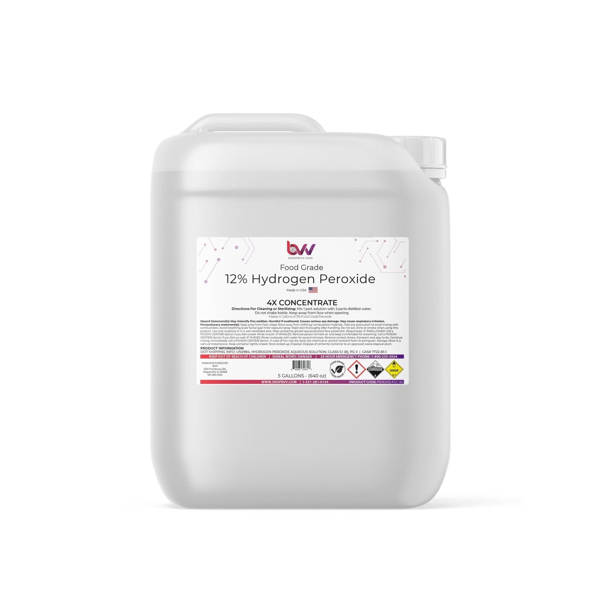 12% Hydrogen Peroxide Food Grade H2O2