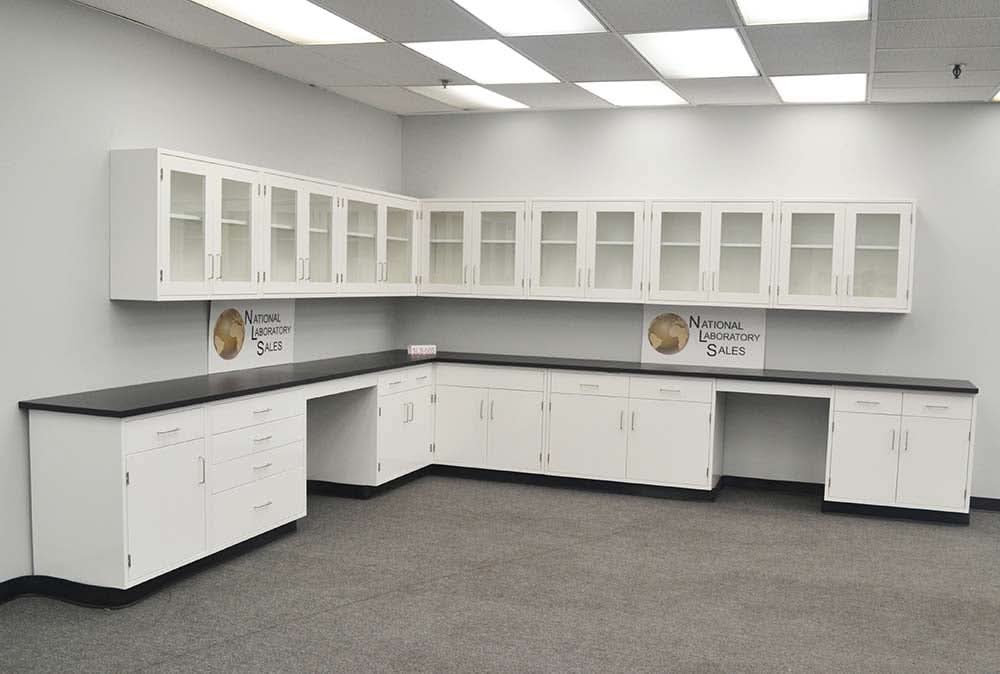 28′ Fisher American “L” Cabinets w/ 24′ Wall Units