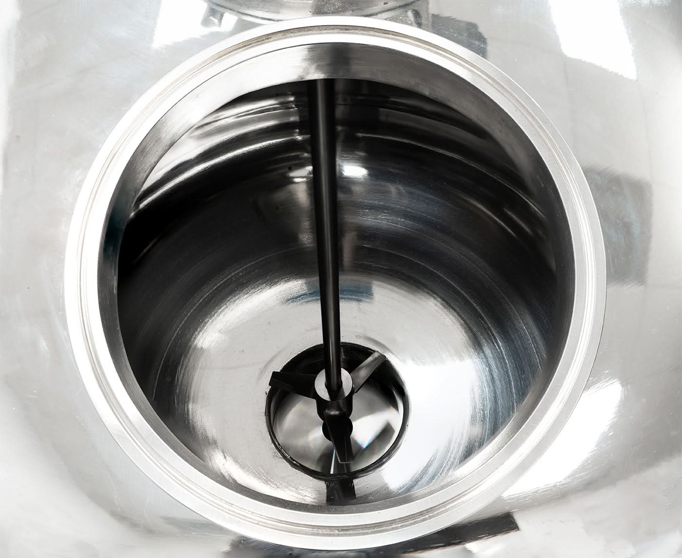 BVV Jacketed Reactor with Motor and Collection Vessel