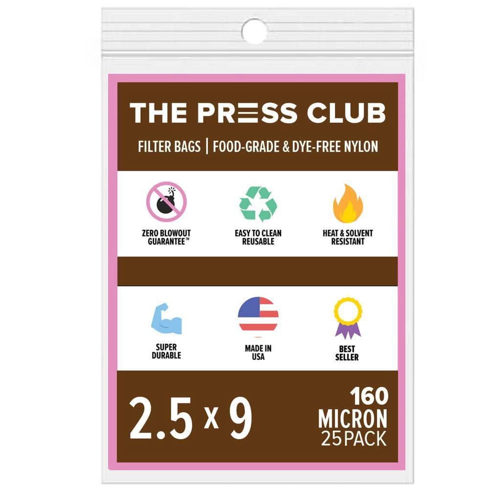 2.5" x 9" ROSIN BAGS
