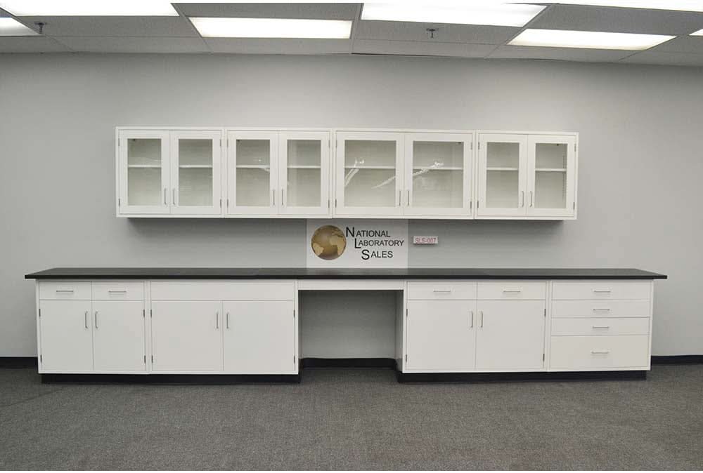 18′ Fisher American Cabinets w/ 13′ Wall Units