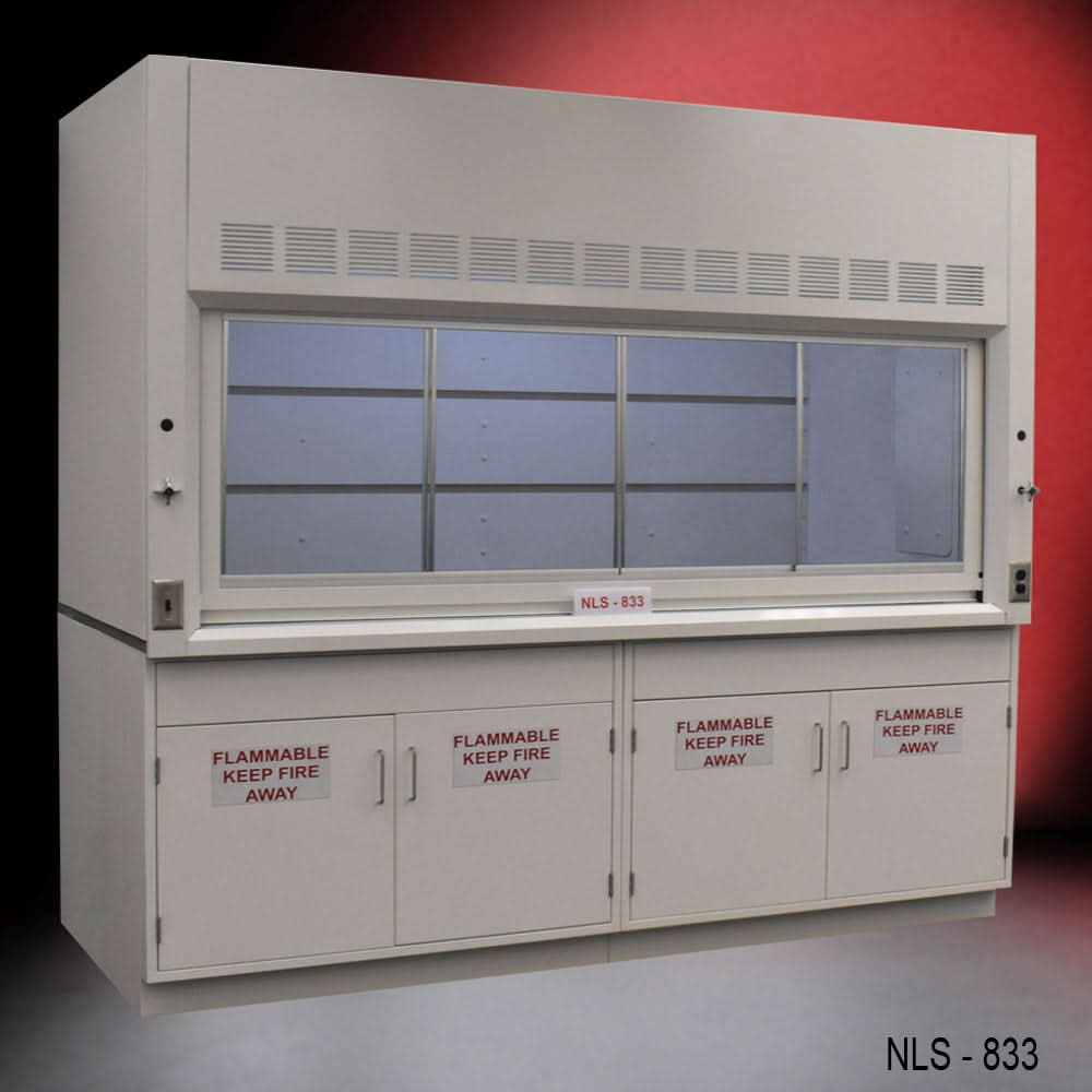 8′ x 4′ Fume Hood w/ Flammable Storage Cabinets