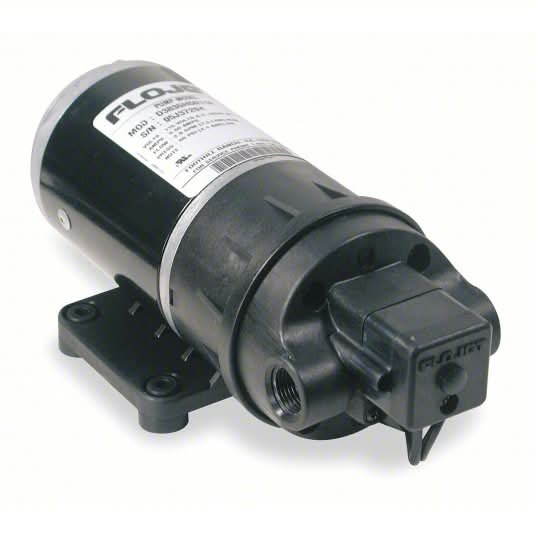 FLOJET On-Demand General Purpose Diaphragm Pump: D3835H5011A, Polypropylene, Ethylene Propylene