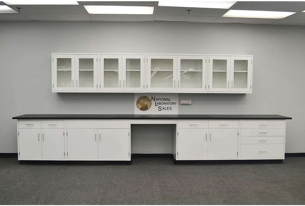 18′ Fisher American Cabinets w/ 13′ Wall Units