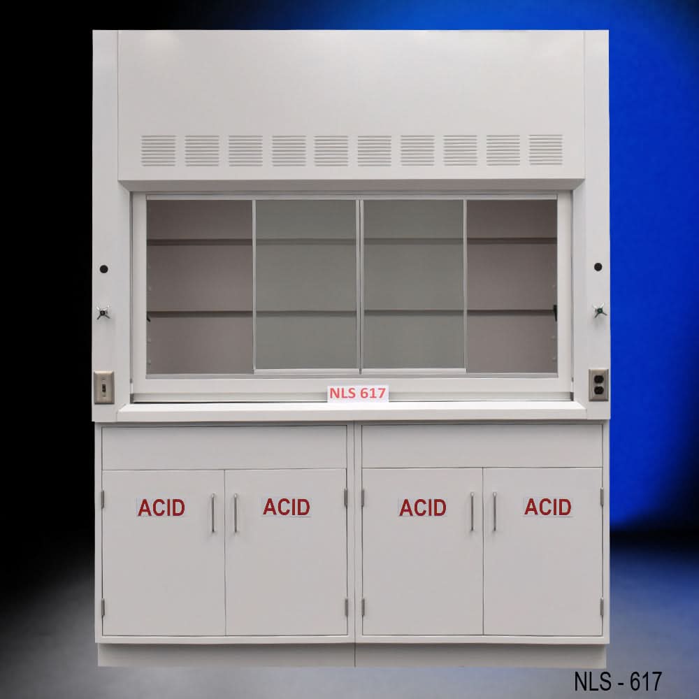 6′ Fisher American Fume Hood w/ Acid Storage