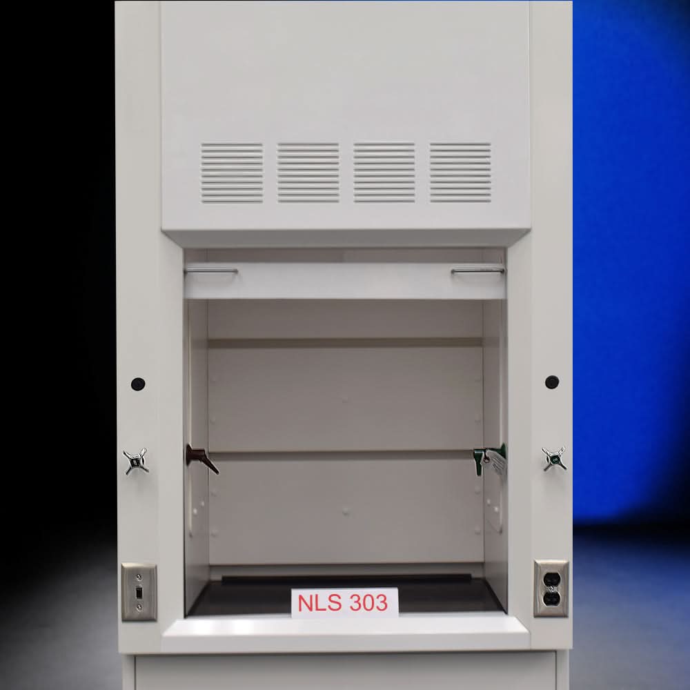 3′ Fisher American Fume Hood w/ Flammable Storage