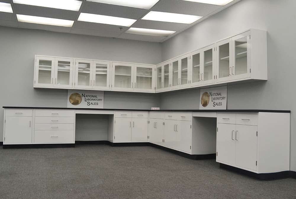 28′ Fisher American “L” Cabinets w/ 24′ Wall Units