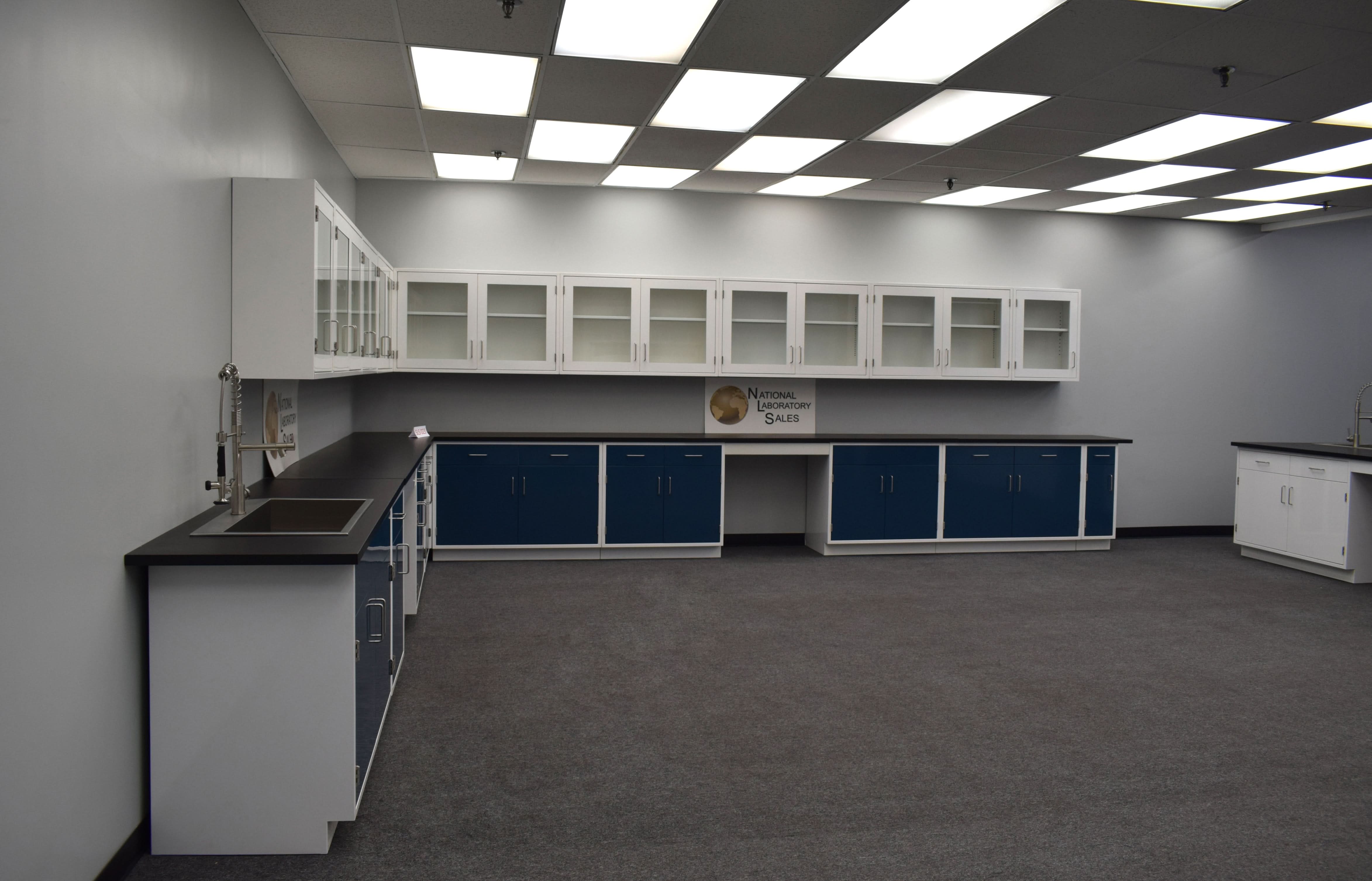 38′ Fisher American Cabinets w/ 33′ Wall Units