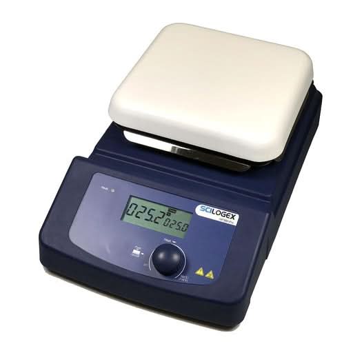 SCILOGEX SCI380H-Pro LCD Digital 5.5 x 5.5 in. Hotplate, ceramic plate, 110V, 50/60Hz US Plug