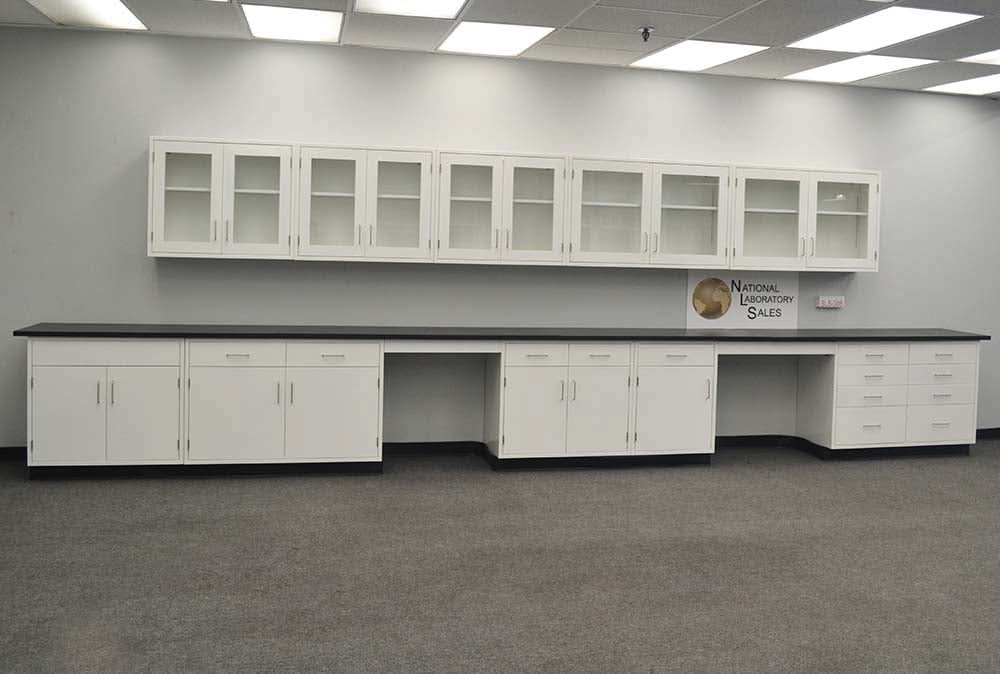 22′ Fisher American Cabinets w/ 17′ Wall Units
