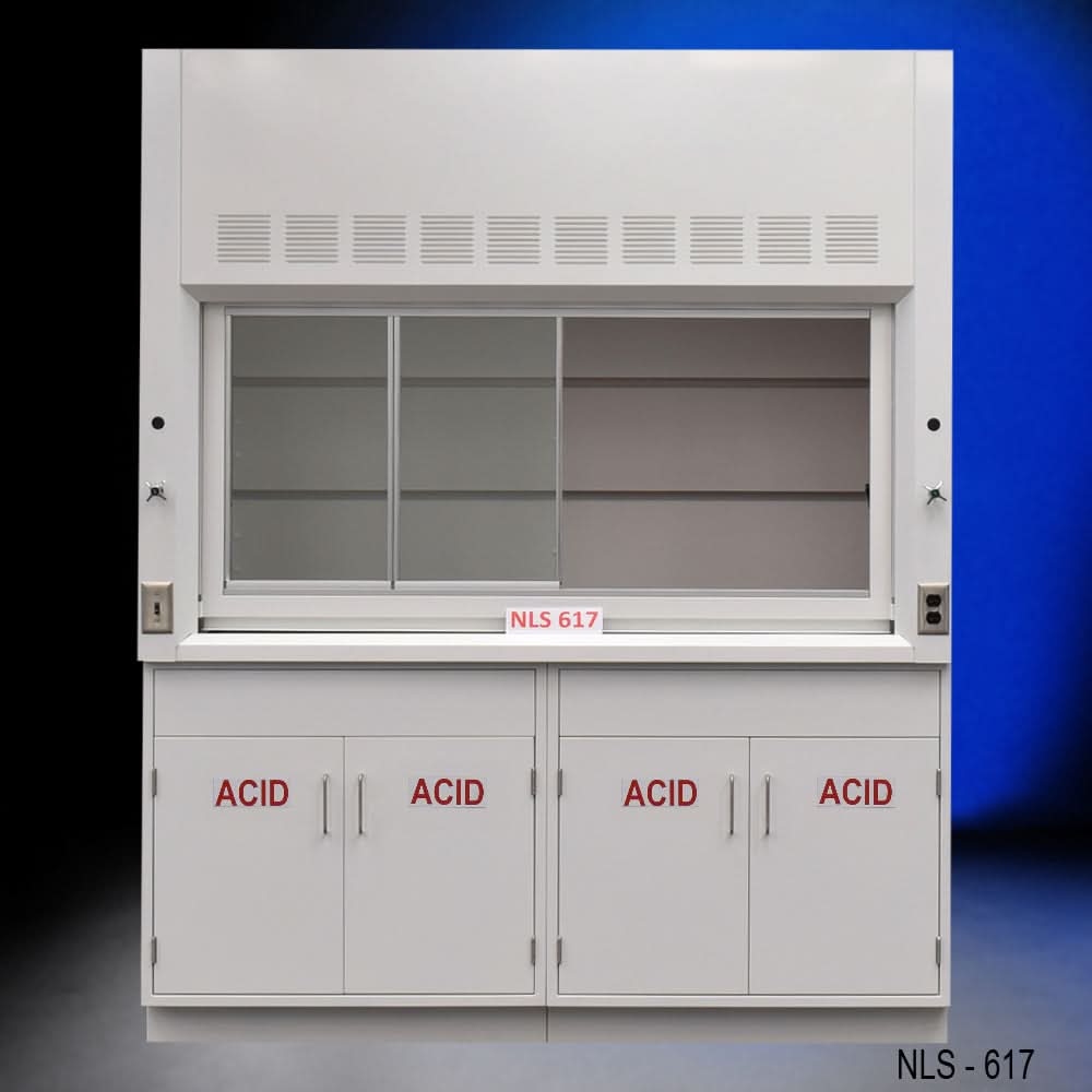 6′ Fisher American Fume Hood w/ Acid Storage