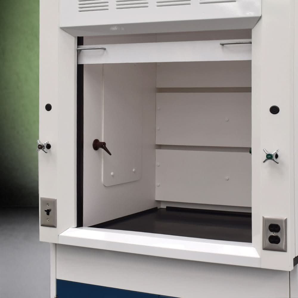 3ā² Fisher American Fume Hood w/ 9ā² Cabinets