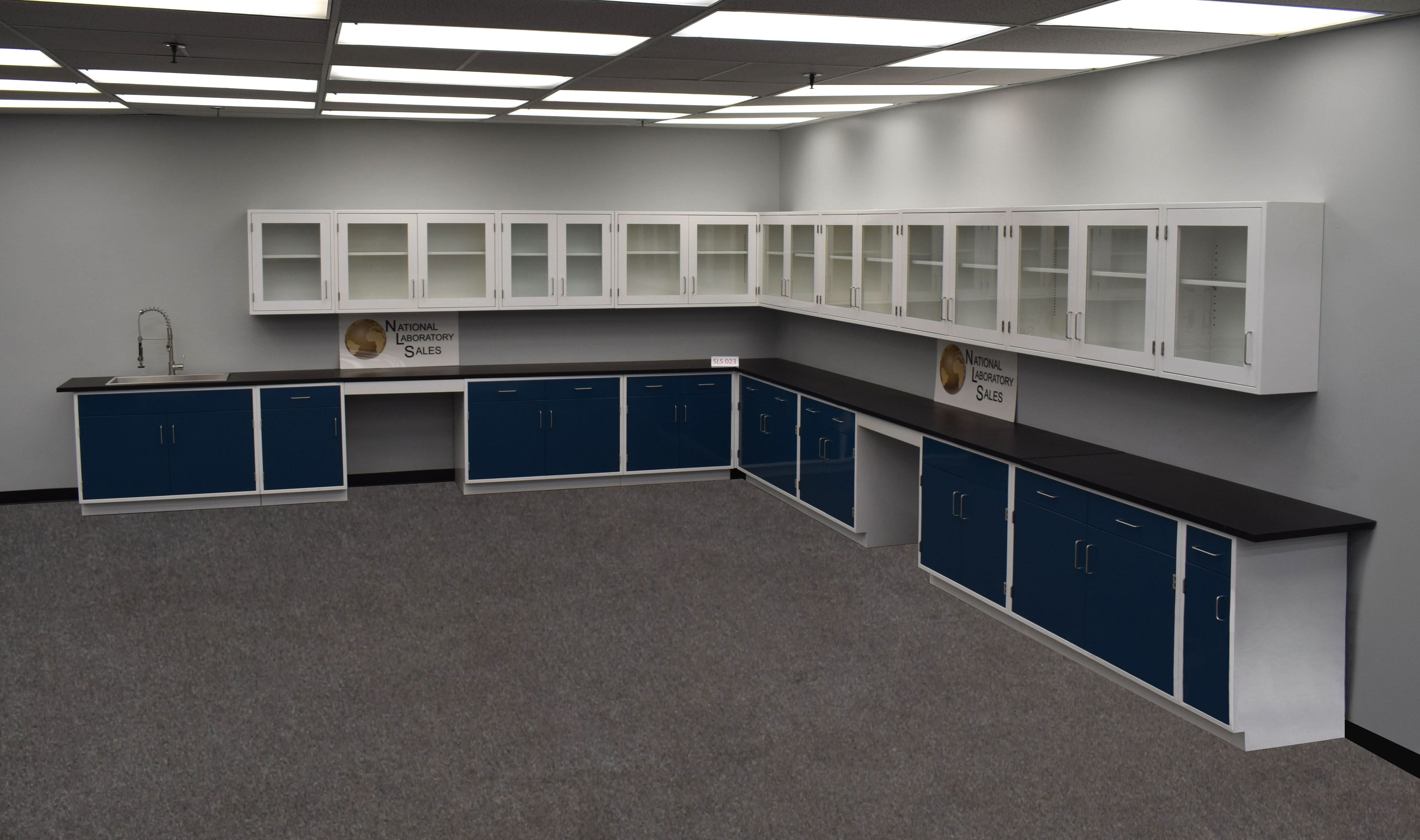 38′ Fisher American Cabinets w/ 33′ Wall Units