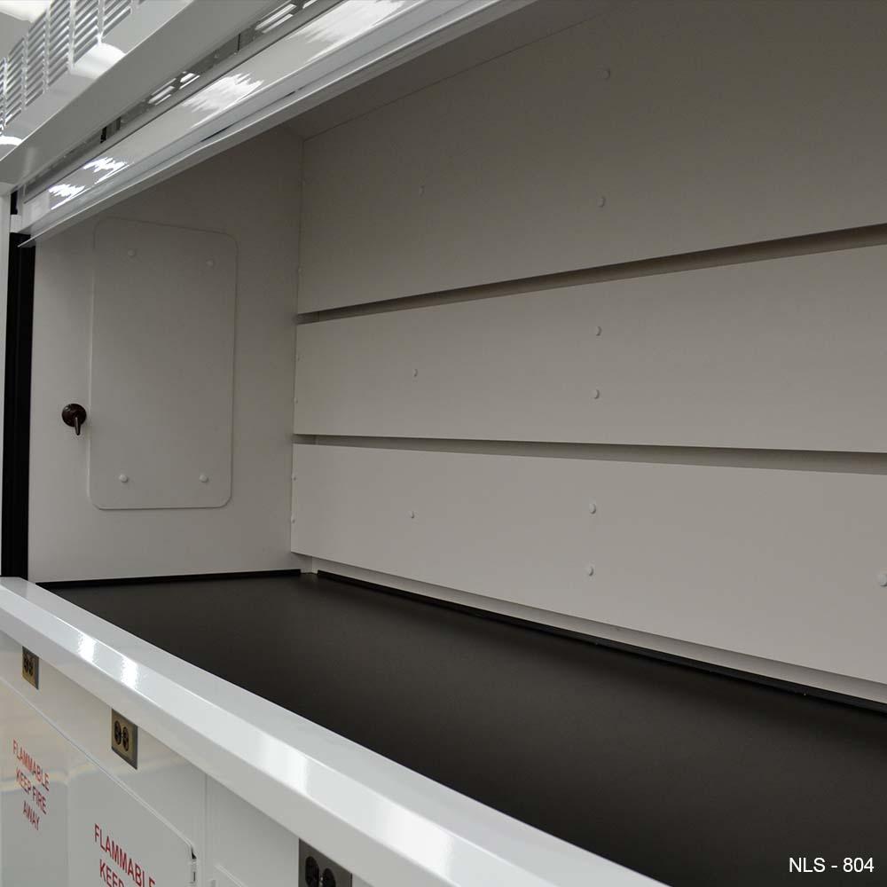 Fisher American 8′ Fume Hood w/ Acid Storage Cabinets