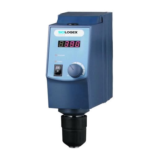 SCILOGEX SCI40-S Overhead LED Digital Stirrer, with s/steel cross stirrer, 40L Capacity, 100-220V 50/60Hz, US Plug