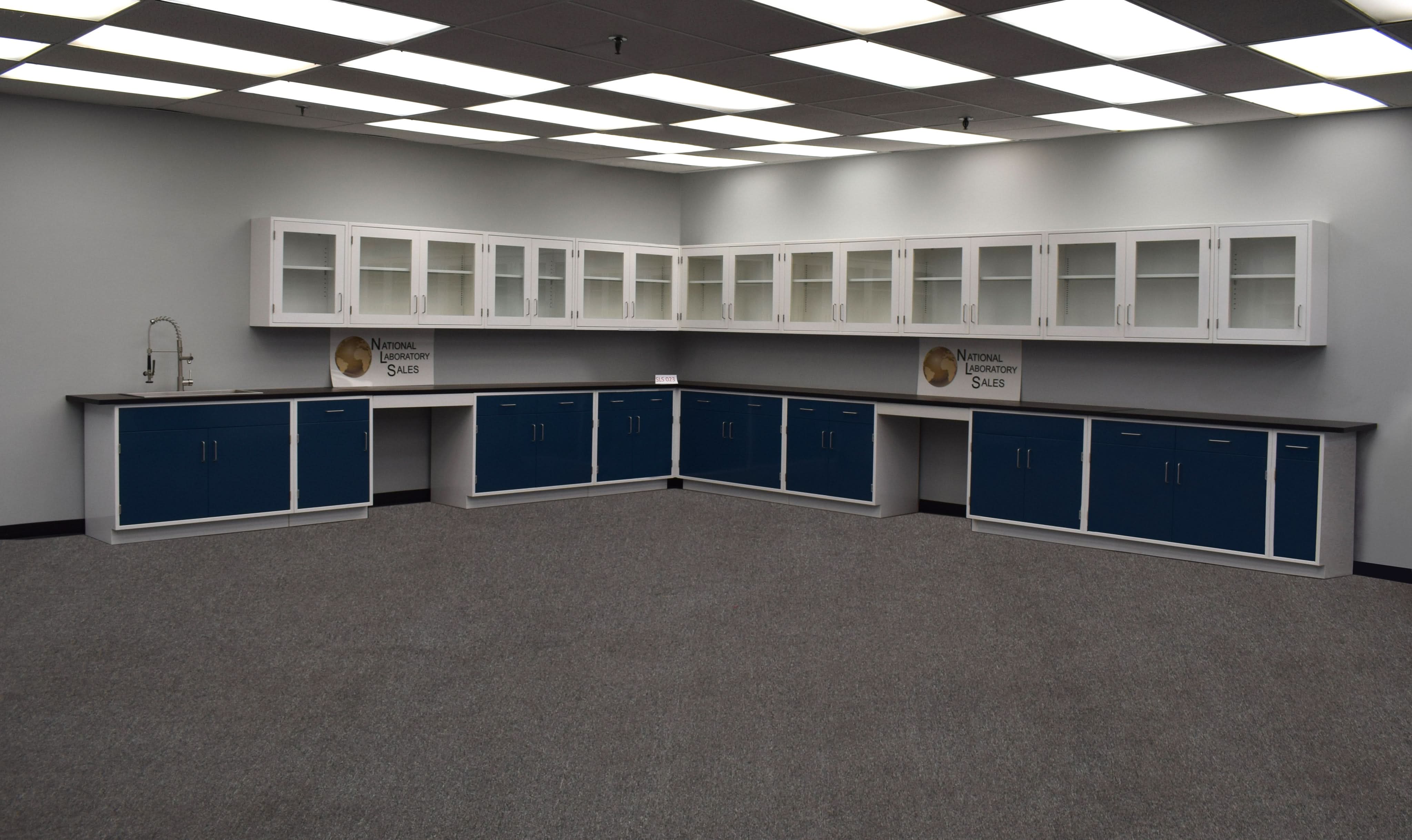 38′ Fisher American Cabinets w/ 33′ Wall Units