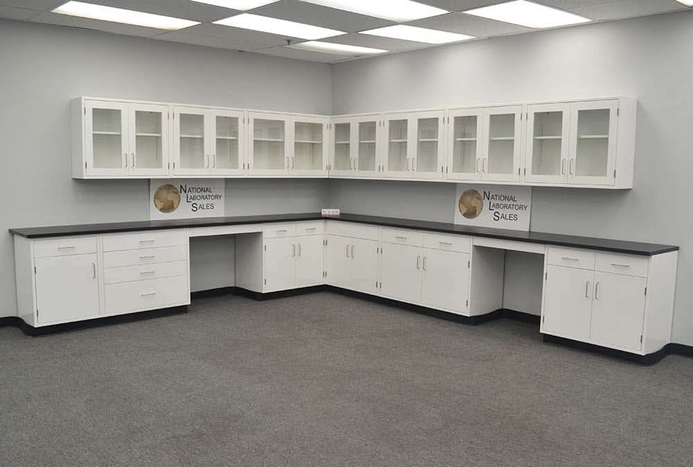 28′ Fisher American “L” Cabinets w/ 24′ Wall Units