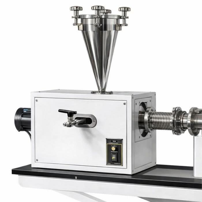 2L Air-Tight Volumetric Powder Feeder with Built-in Agitator & Stainless Steel Hopper
