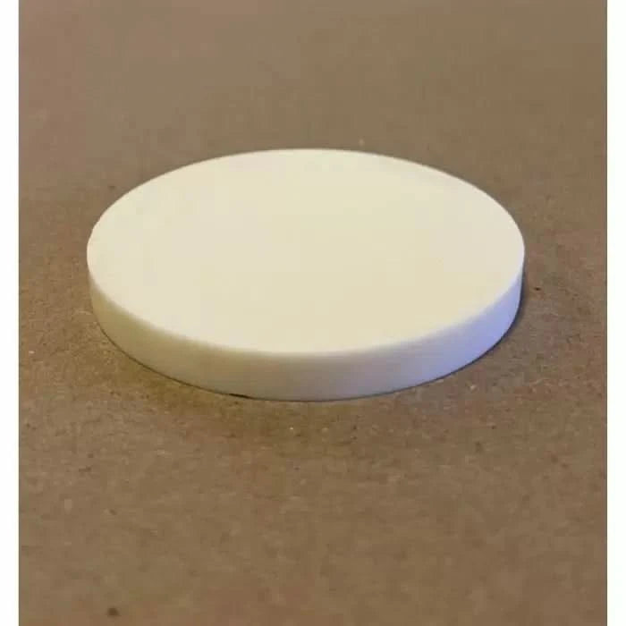 Across International High Temperature Alumina Crucible Sample Holder Cylindrical Crucible with Lid Option 60x60