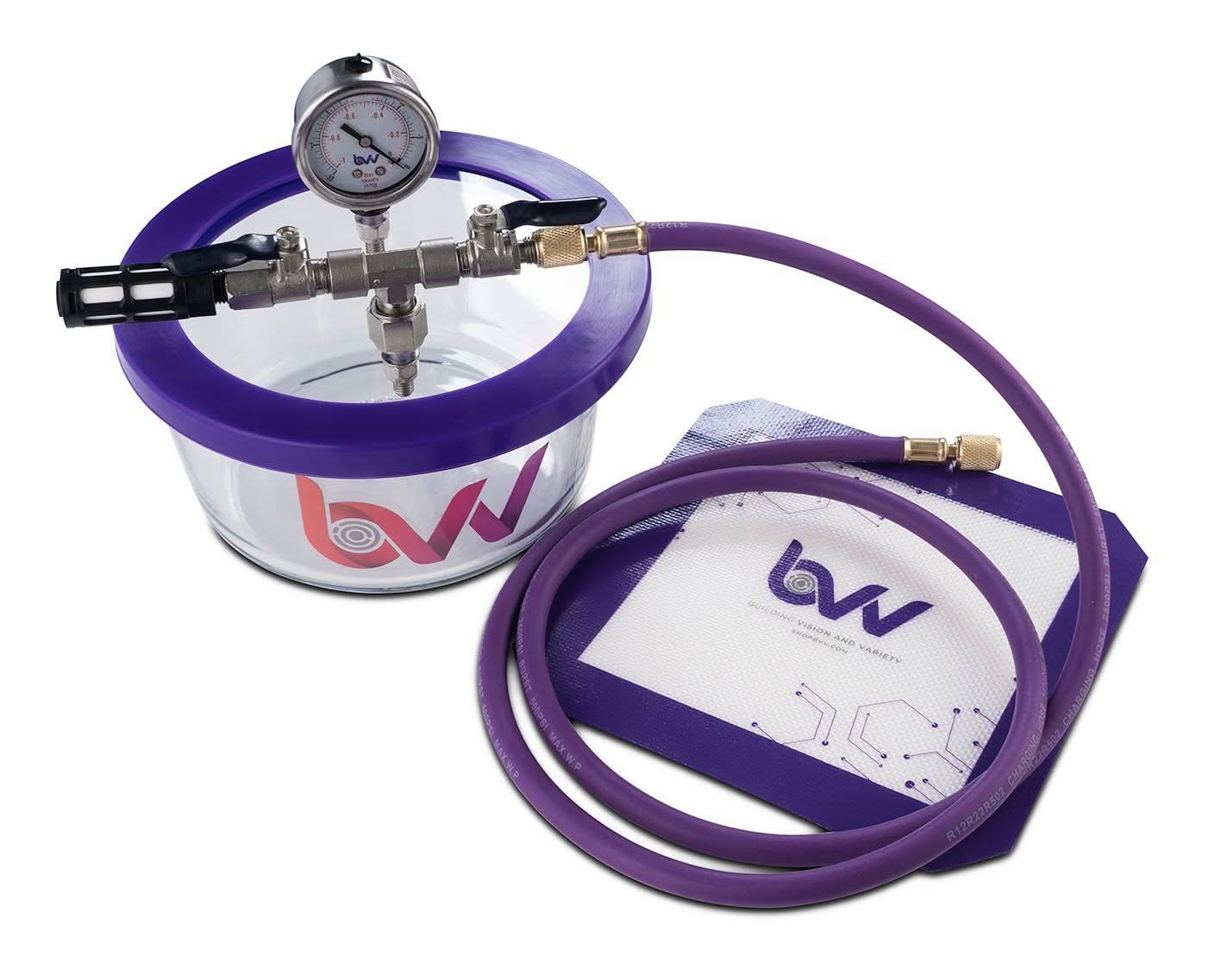 1.75 Quart Pyrex Vacuum Chamber With Glass Lid