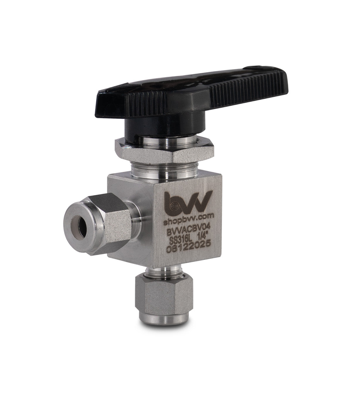Angled Compression Ball Valve