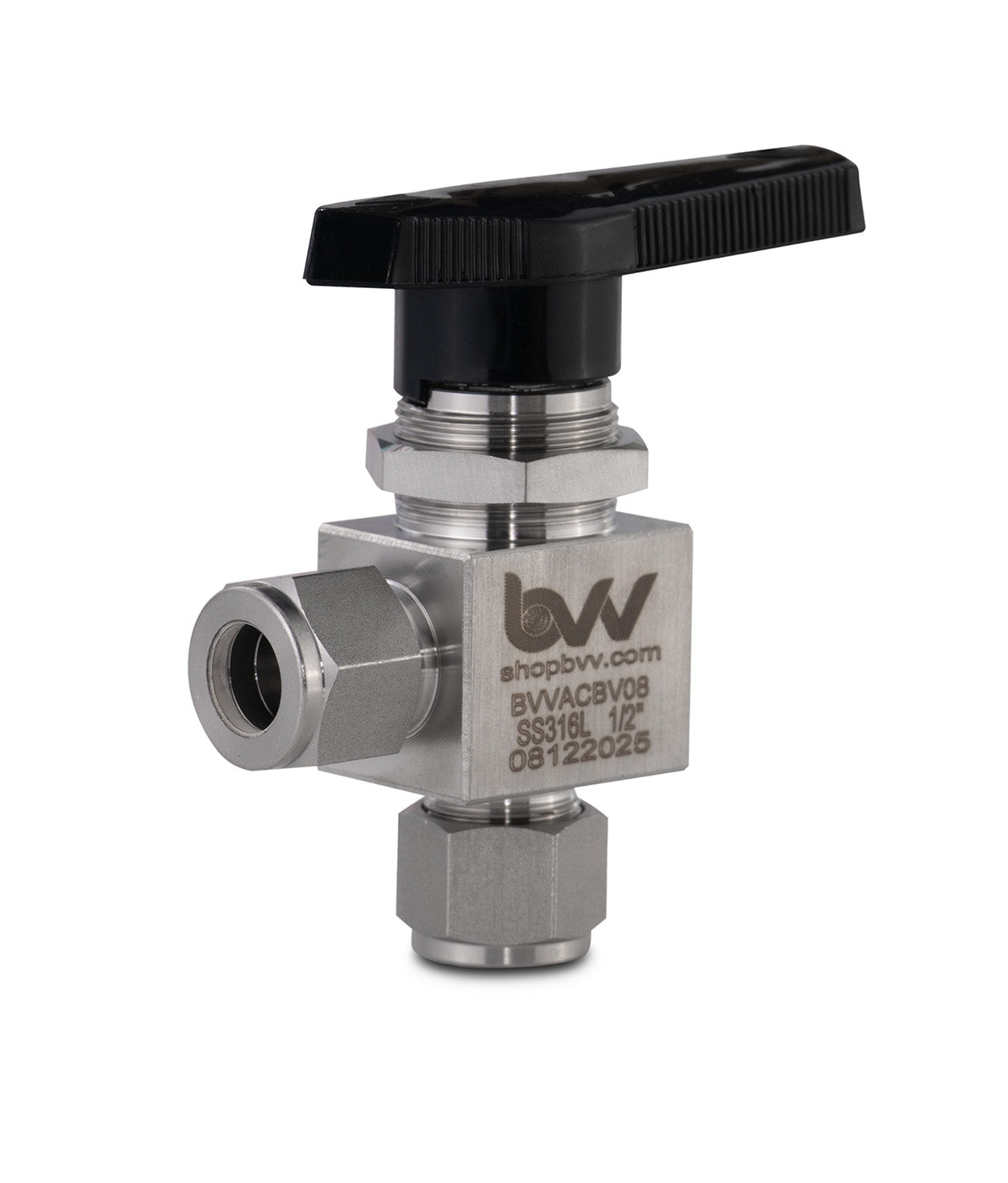 Angled Compression Ball Valve