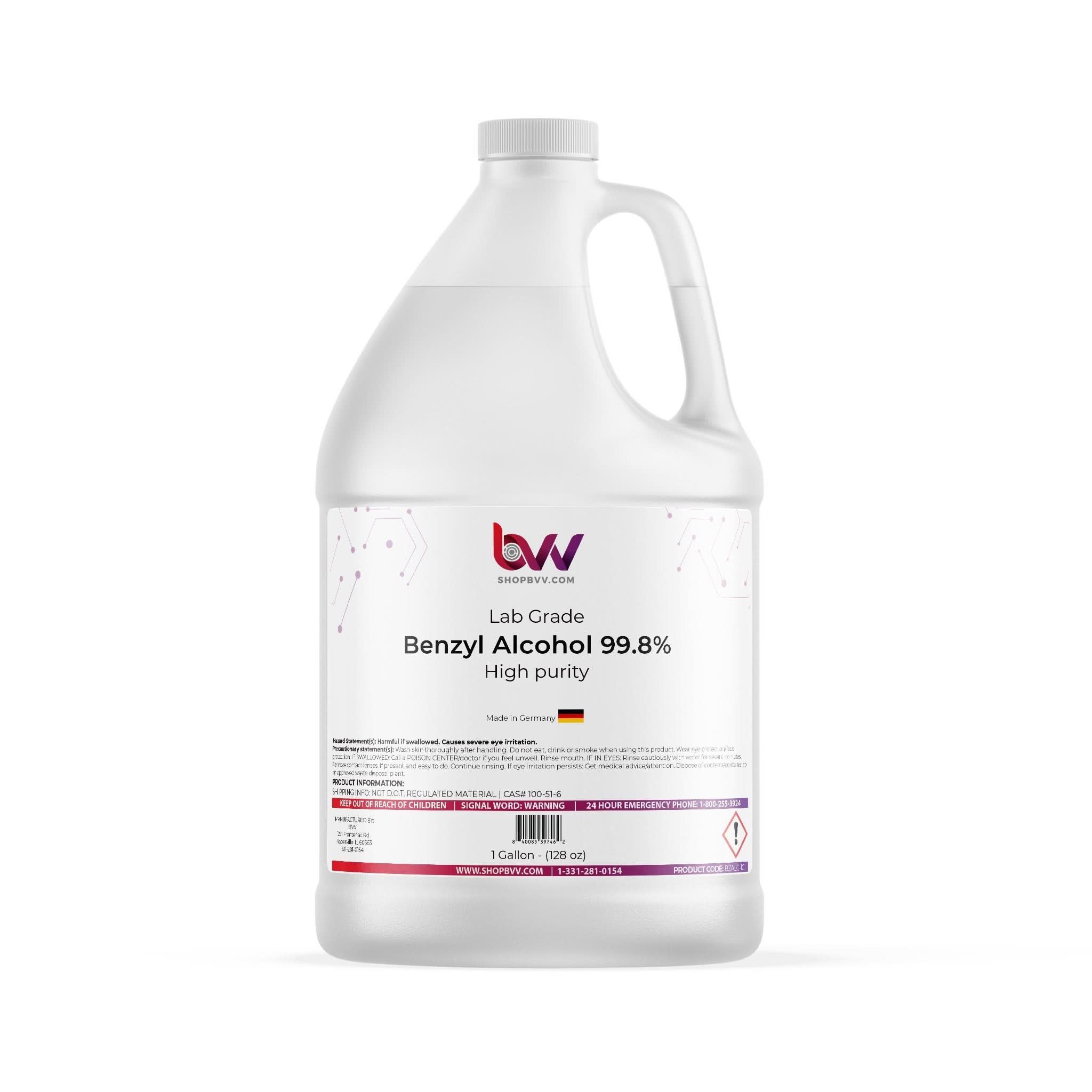 Benzyl Alcohol 99.8% - High Purity Lab Grade