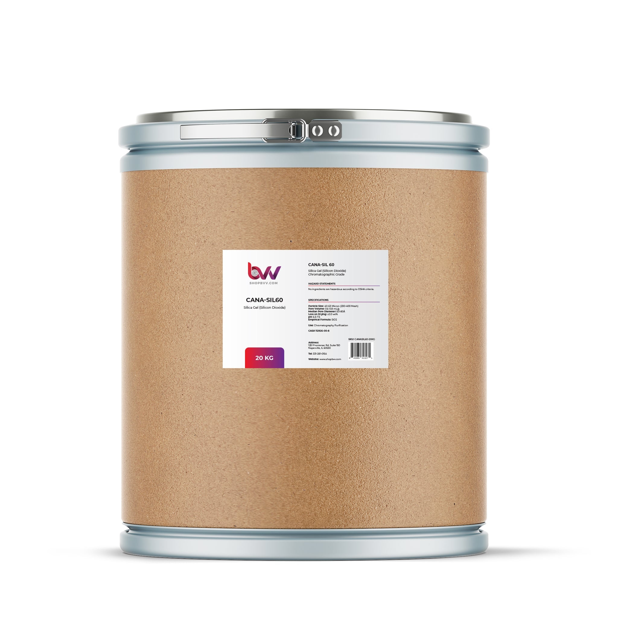 CANA-SIL60™ Silica Gel 60A Chromatographic Grade 40-63 micron (230-400 Mesh)