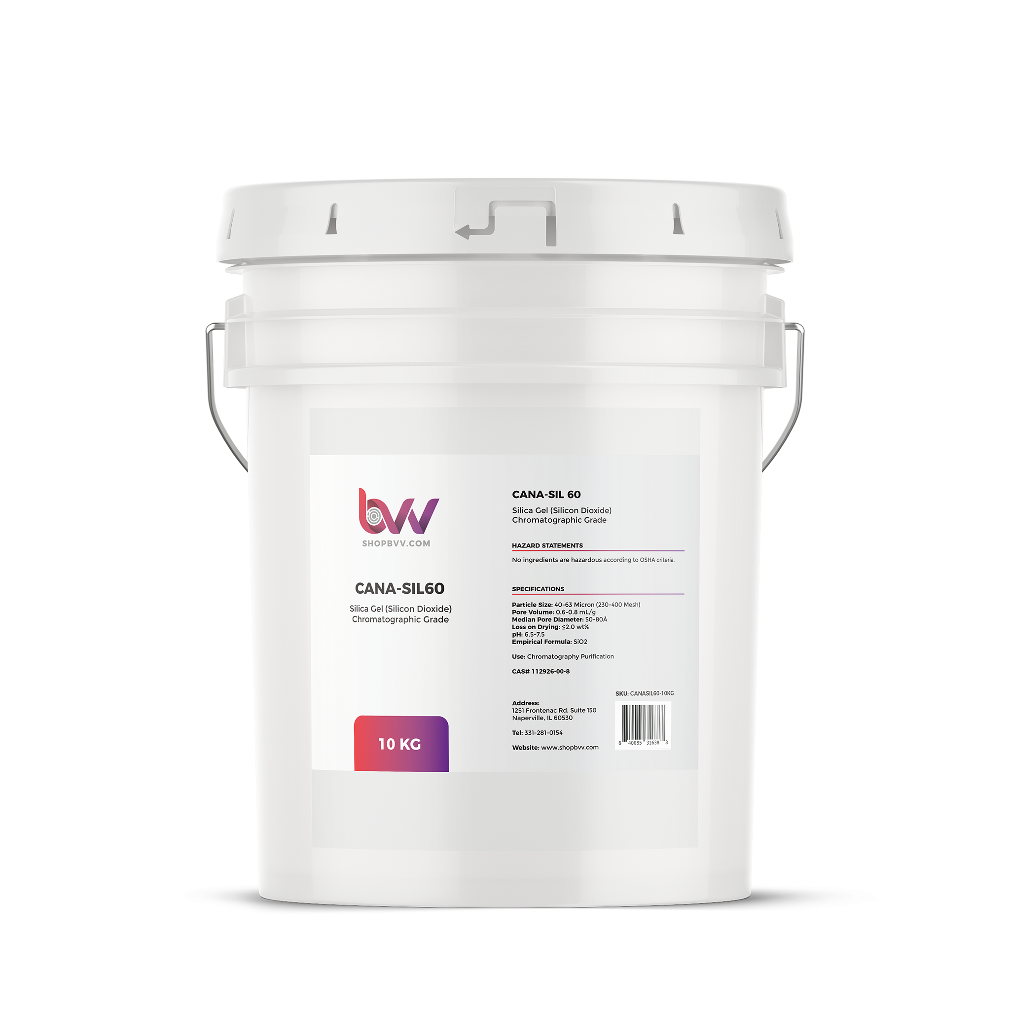 CANA-SIL60™ Silica Gel 60A Chromatographic Grade 40-63 micron (230-400 Mesh)