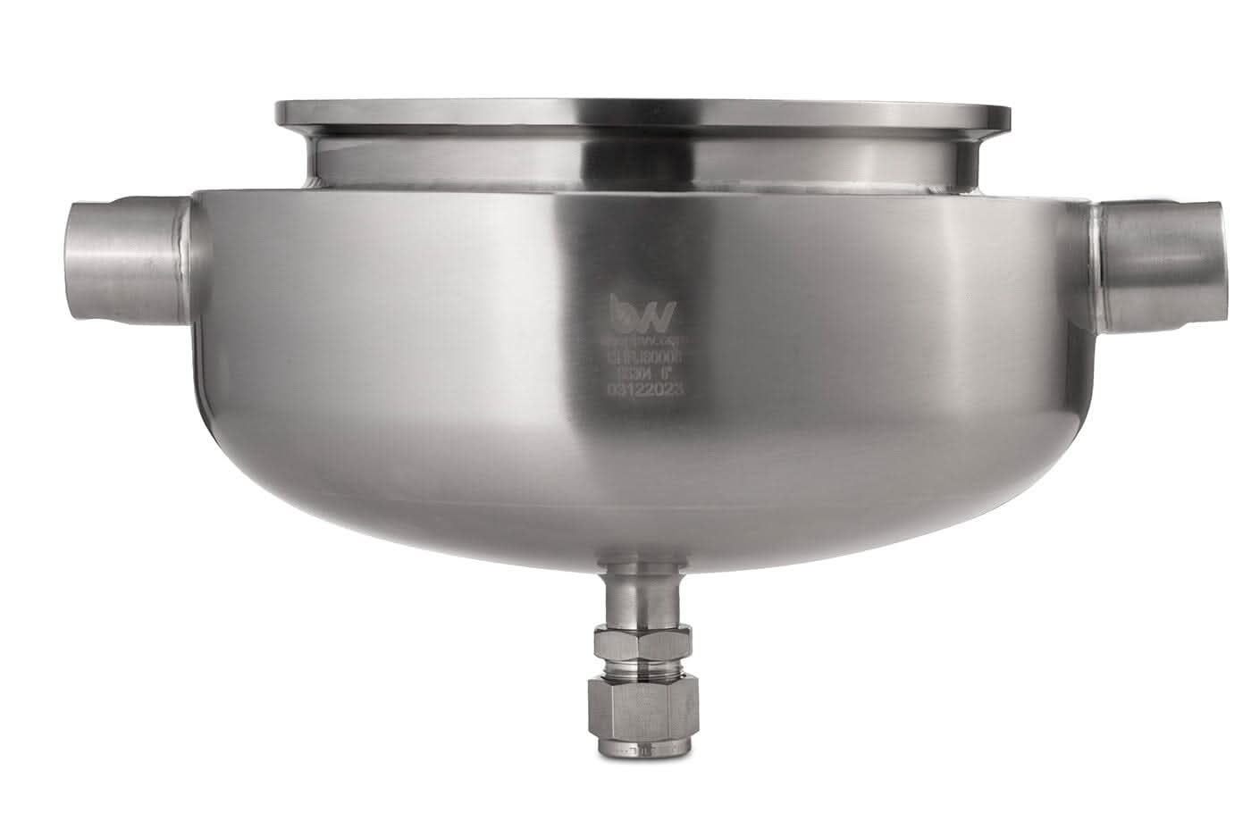 6" Jacketed Hemispherical Reducer Compression