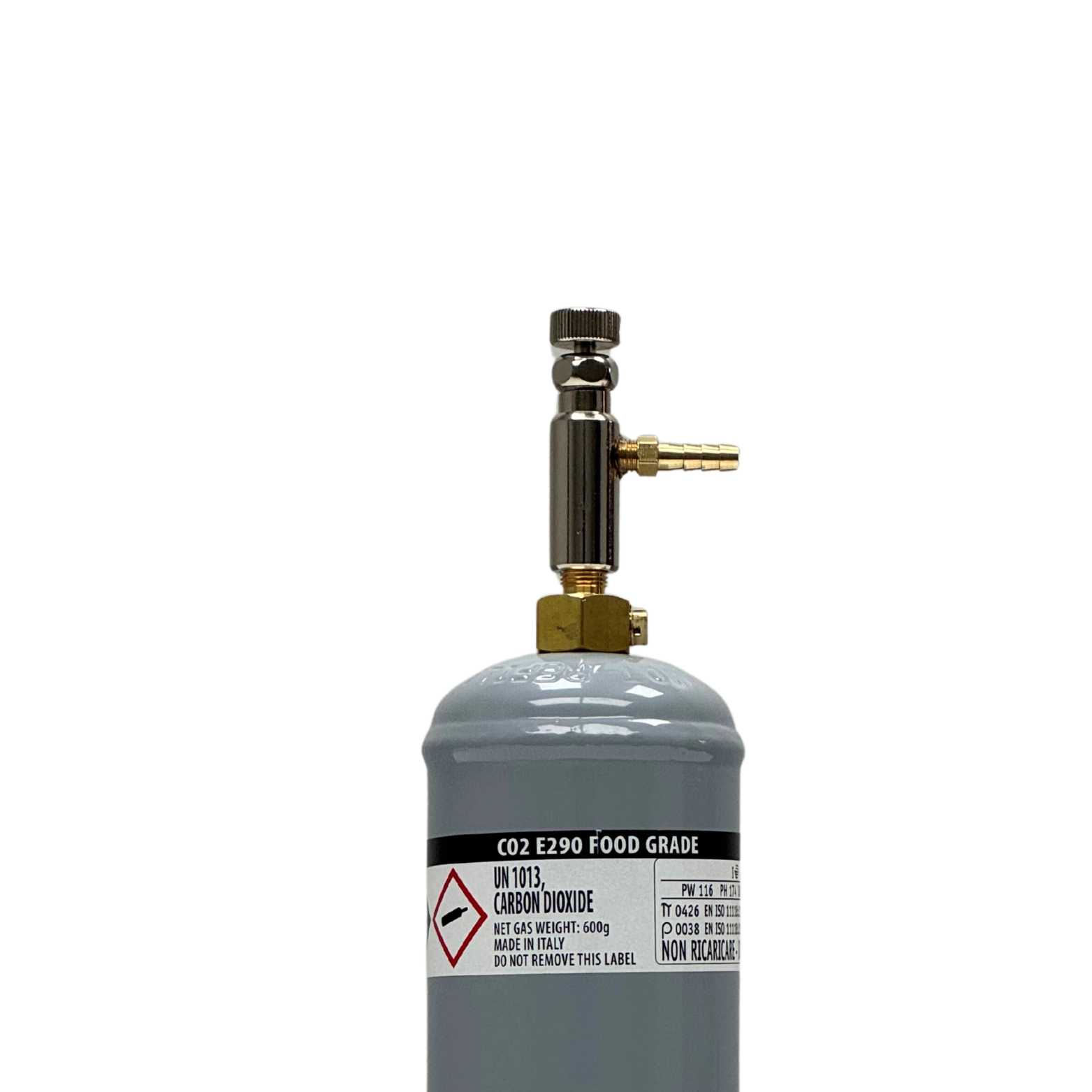 CO2 Tank Filled, 600g E290 Food Grade