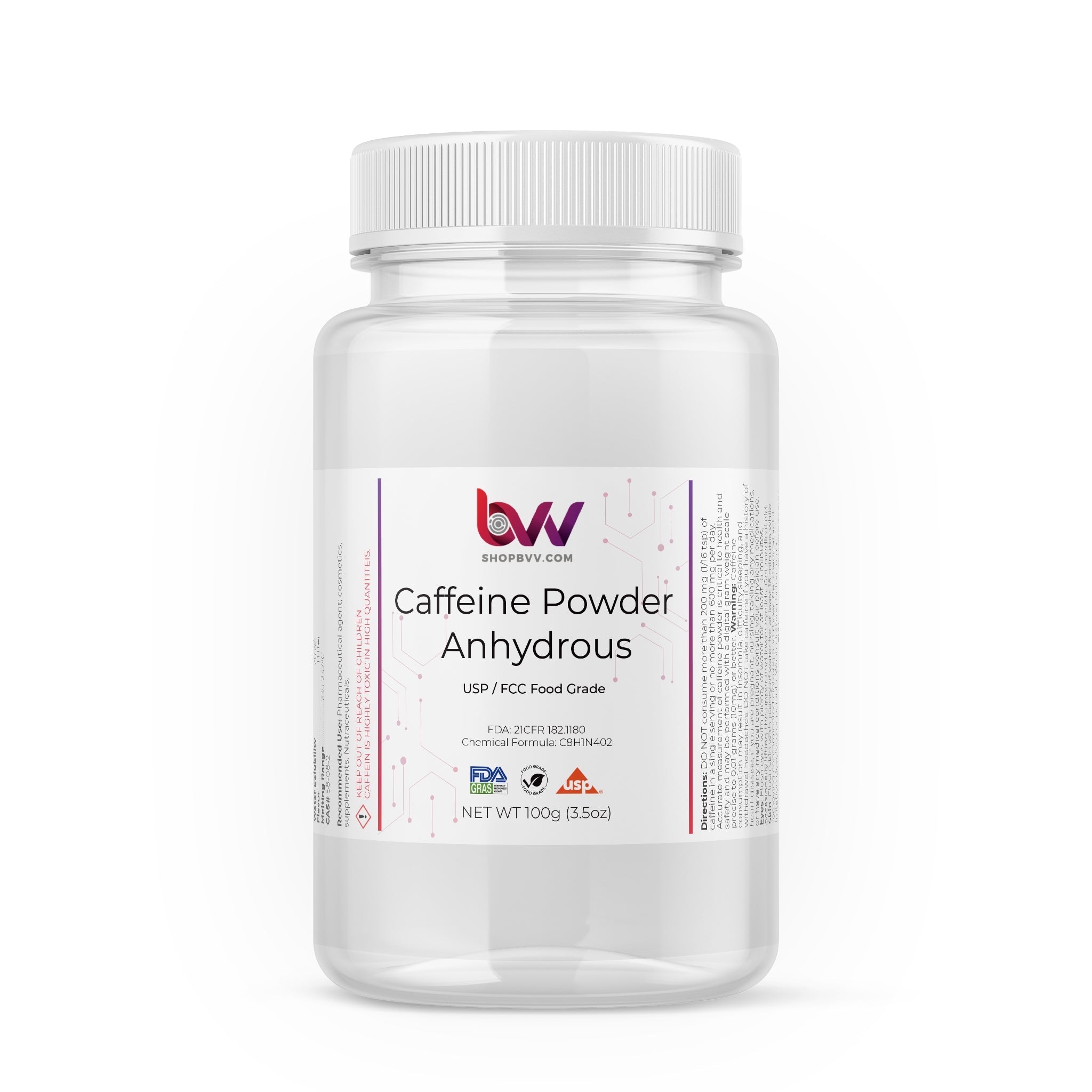 Caffeine Powder ≥99.0% USP/FCC/Food Grade