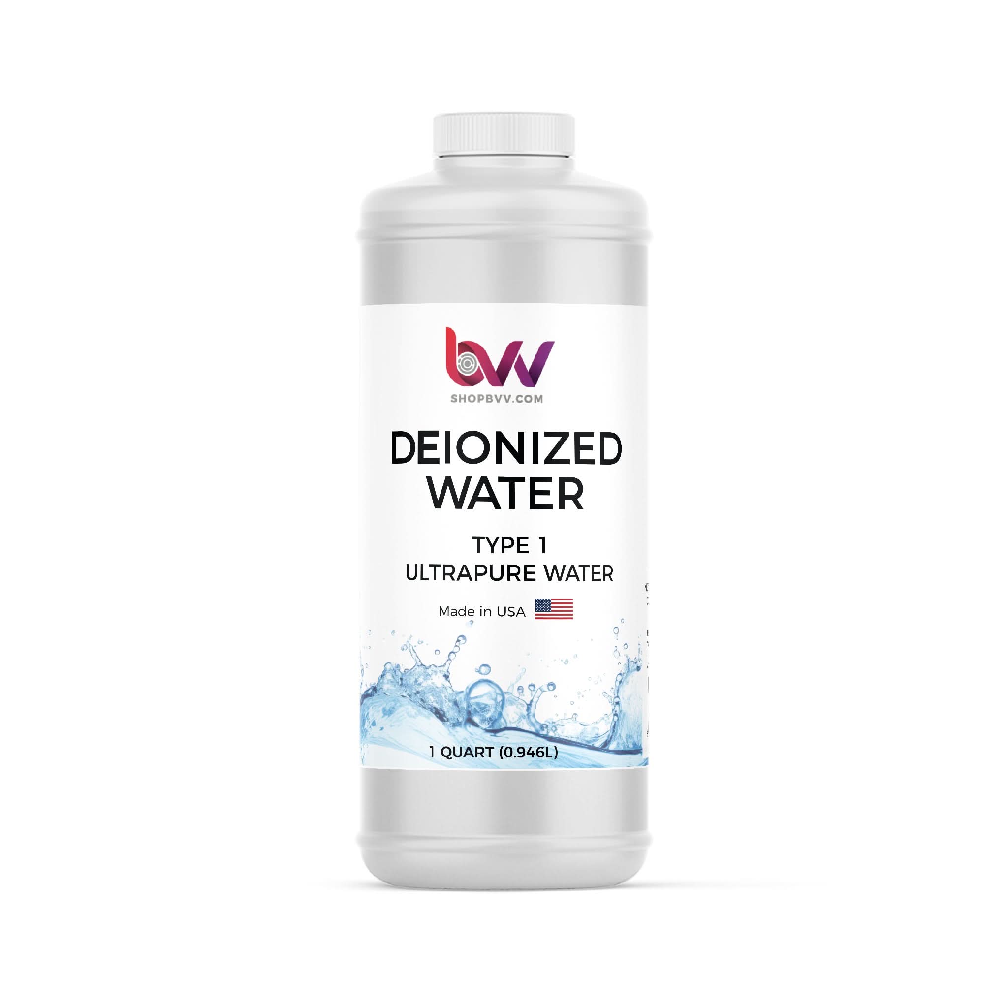 BVV Deionized Water (DI) - Ultrapure Water - Type 1