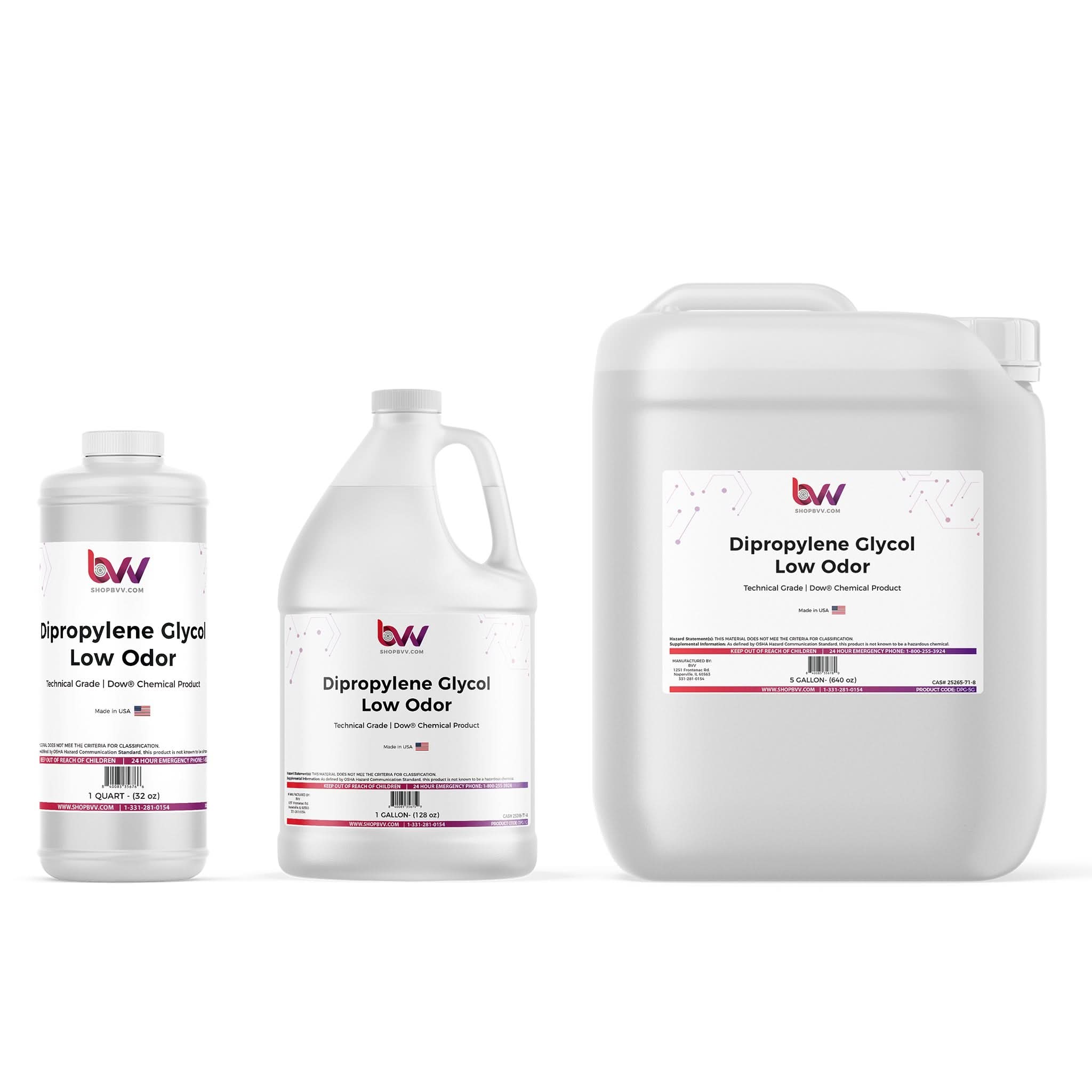 BVV Dipropylene Glycol (DPG) Low Odor