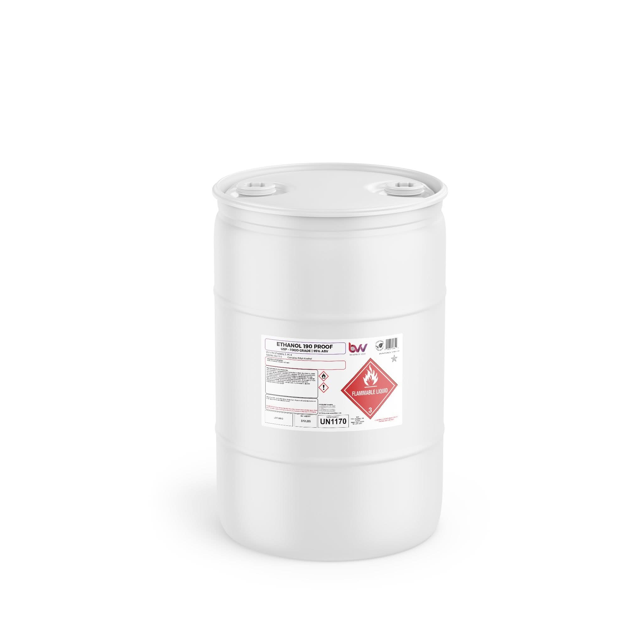190 Proof Ethanol - USP Kosher - Excise Tax Included