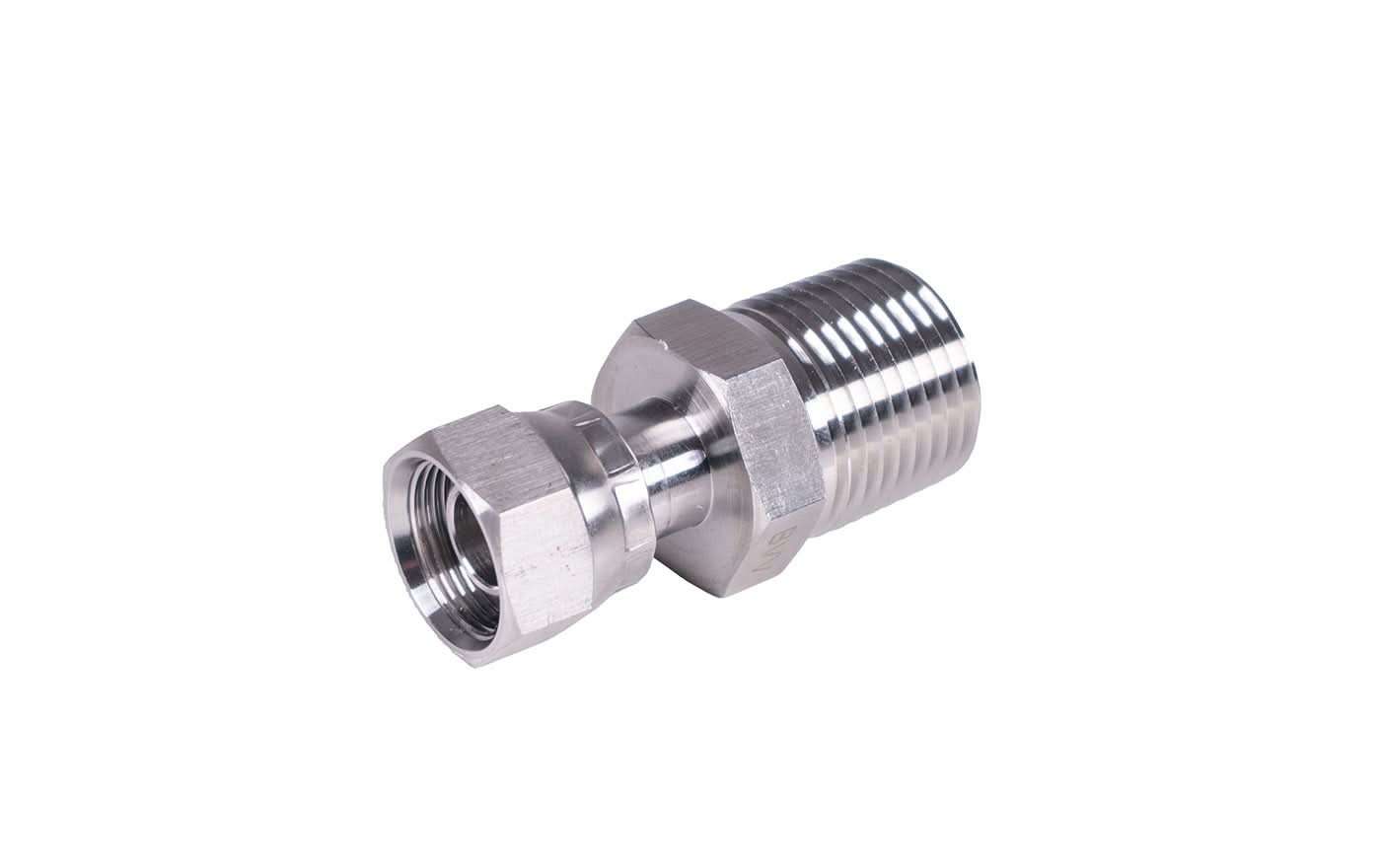 M16x1 F X 1/2" NPT Stainless Steel Adapter (2 pack)