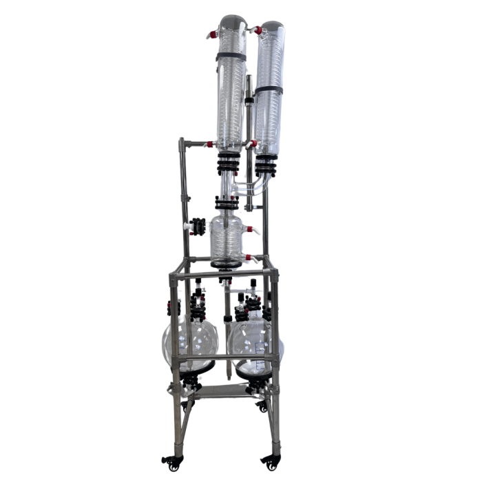Modular Cold Trap with Glass Condensers & Dual Receiving Flasks