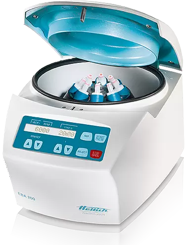 Hettich EBA 200 Desktop 6000 RPM 8 x 15 mL Centrifuge