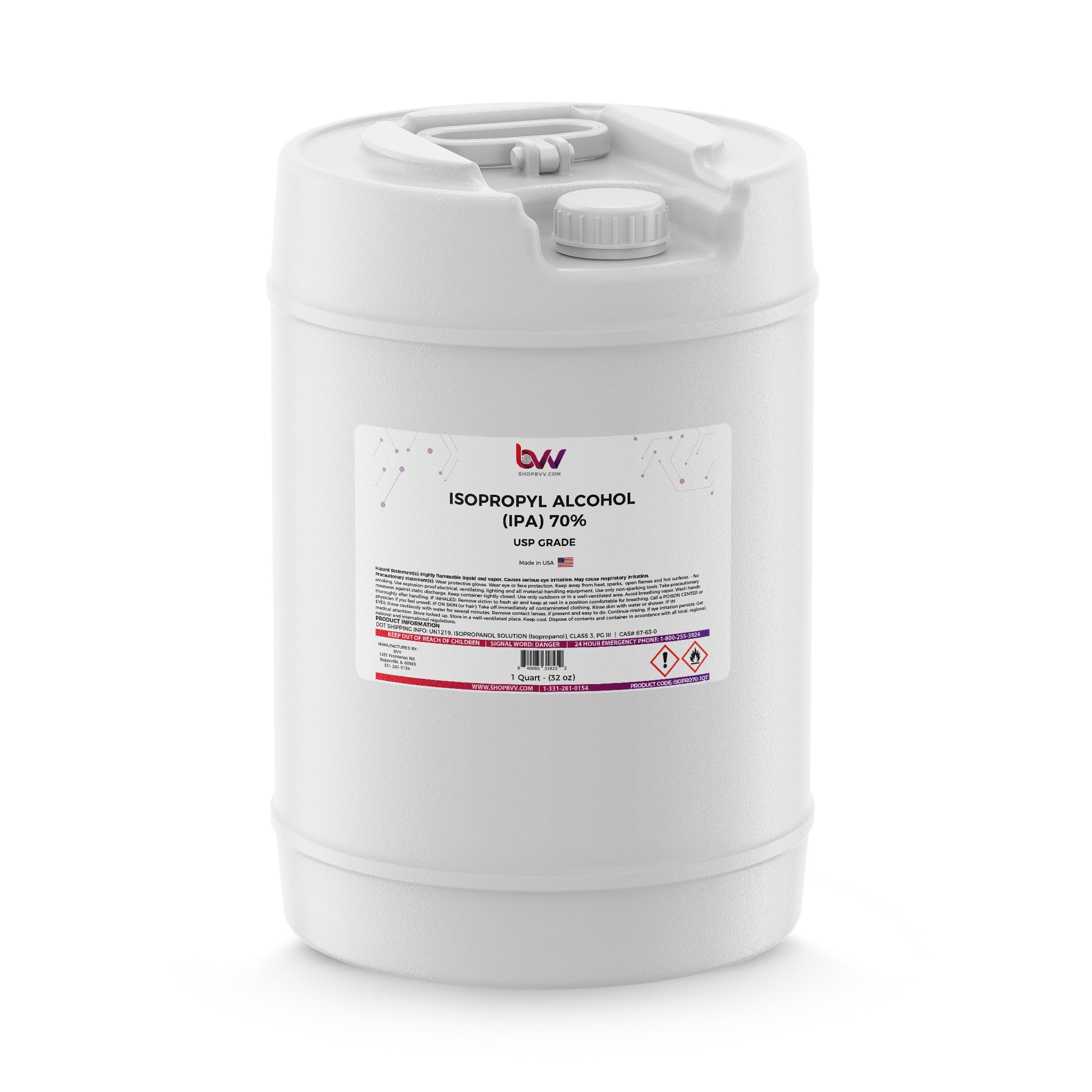 BVV Isopropyl Alcohol 70% USP