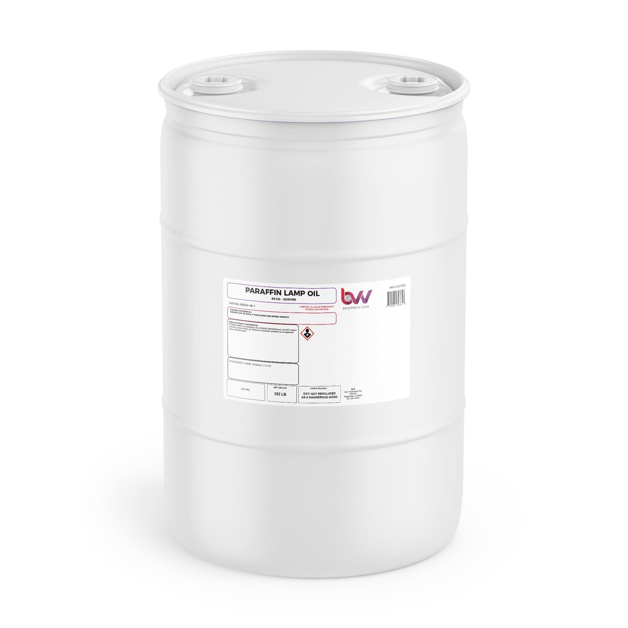 BVV High Purity Paraffin Lamp Oil - Smokeless, Clean Burning- Kosher - 99.5% Pure