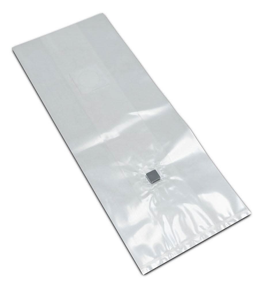 BVV Mushroom Grow / Spawn Bag Sealable w/ Injection Port Large 8" X 5" X 19" " - 0.5 Micron Filter 3 Mil Polypropylene Autoclavable