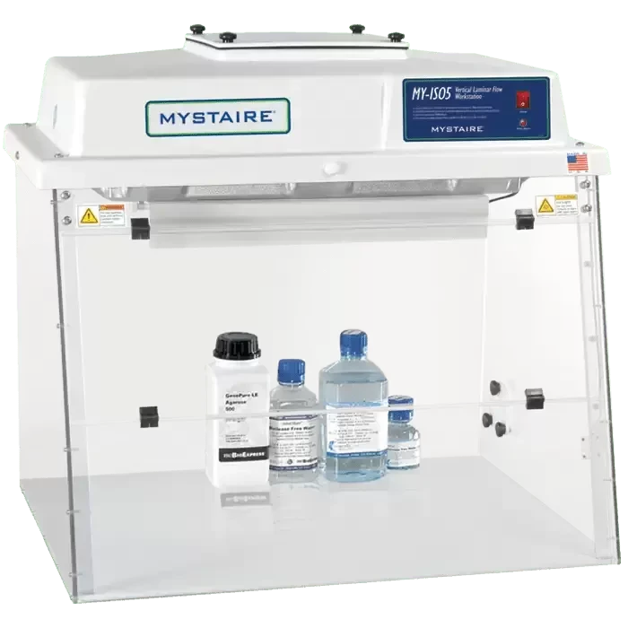 MY-ISO5 24" wide vertical laminar flow workstation