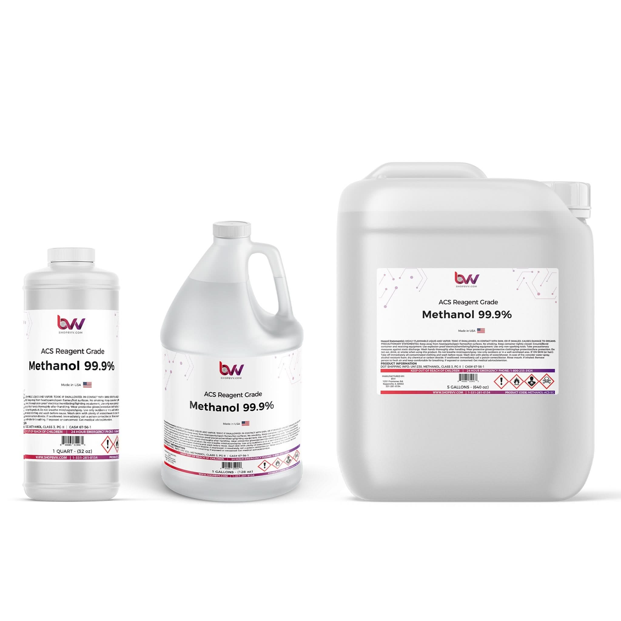 Methanol 99.9% ACS Grade