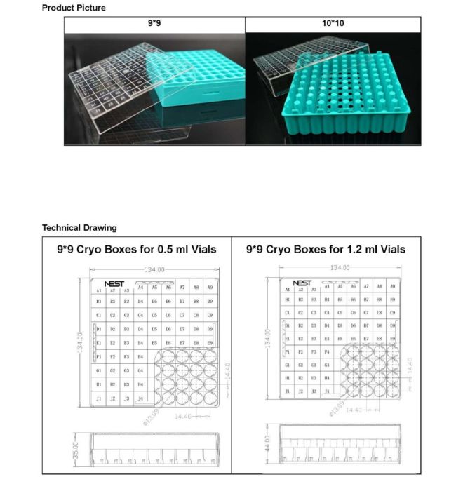 NEST Cryo Boxes